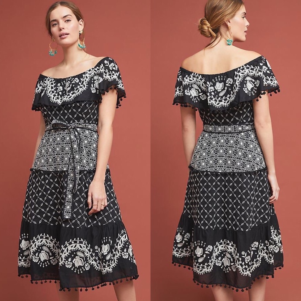 Anthropologie | Marisol Off-The-Shoulder Dress